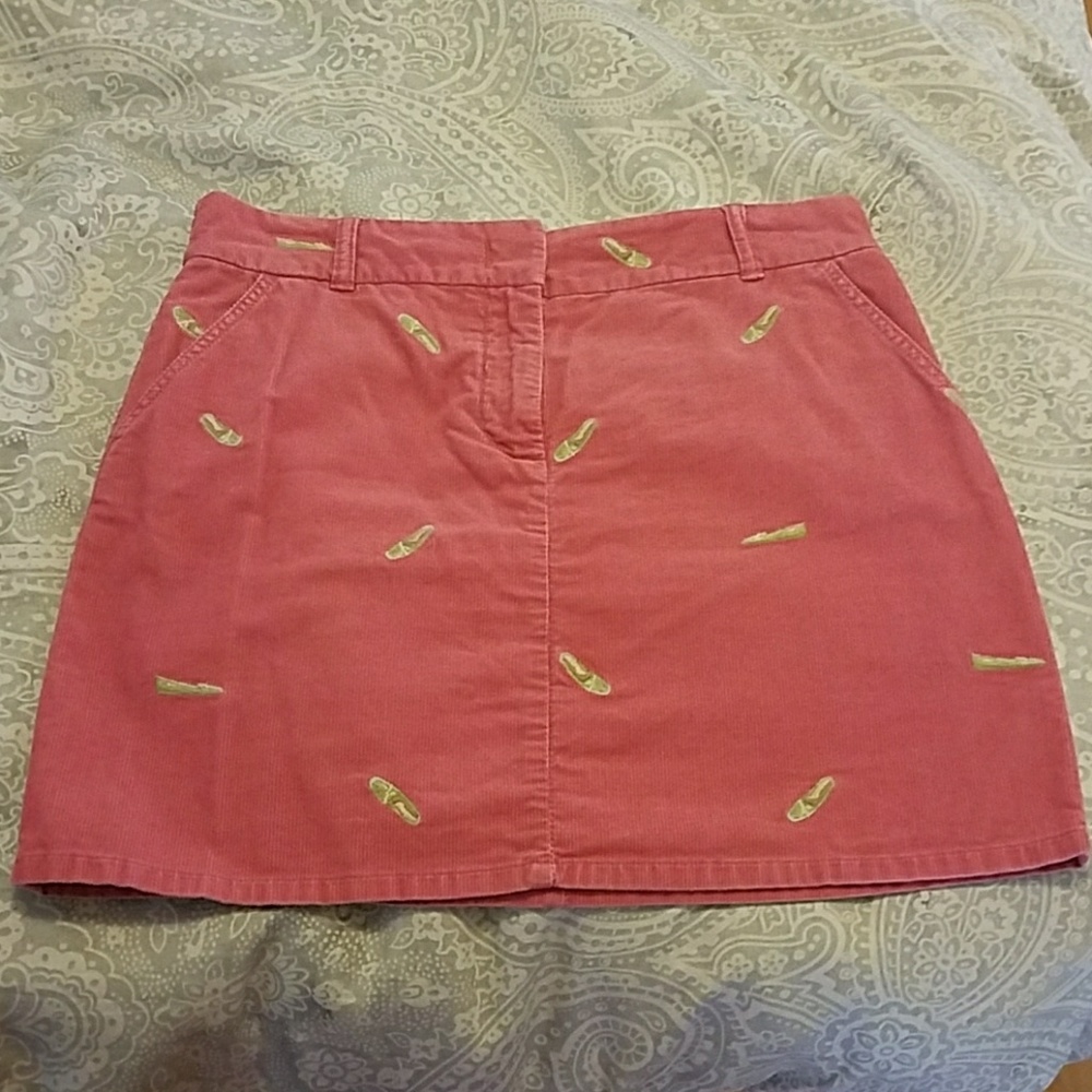 Pink J. Crew skirt